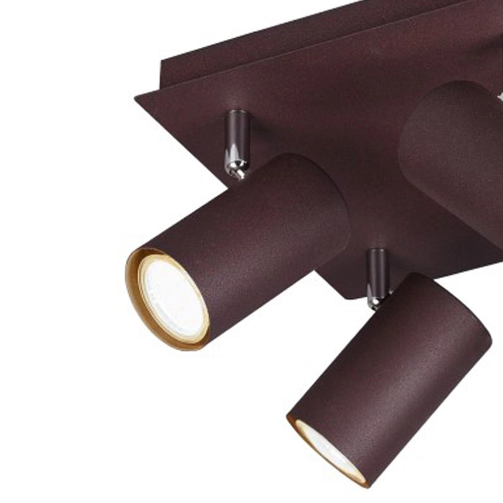 Spotlight Marley 4-light brown Trio 4017807408683