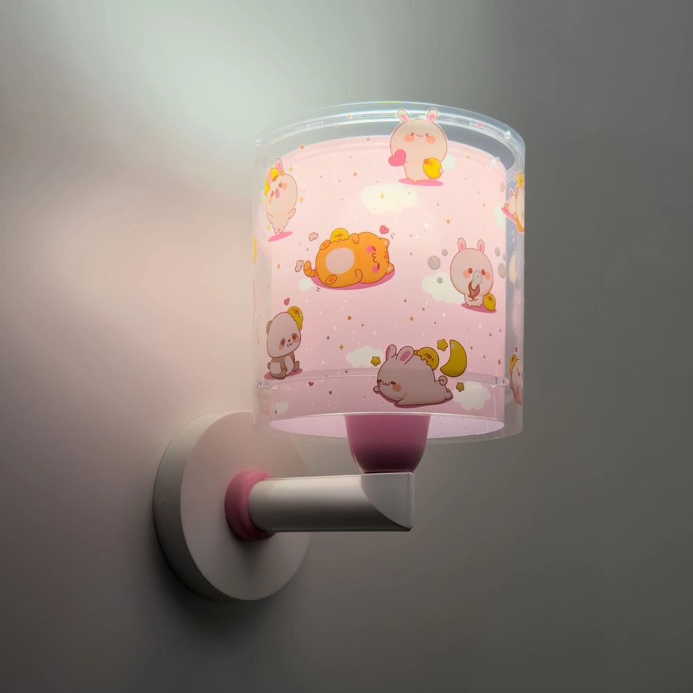 Children's wall lamp Kawaii Friends Pink glow in the dark Dalber 8420406002224