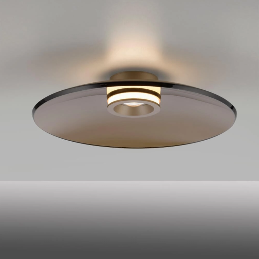 Designer ceiling lamp Pure Moon bronze Ø 50cm Paul Neuhaus 4012248382752