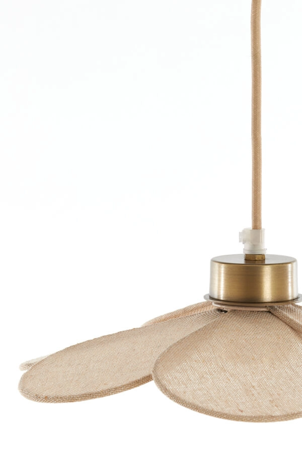 Pendant lamp Fyano flower cream Ø 30.5cm Light & Living 8717807706678