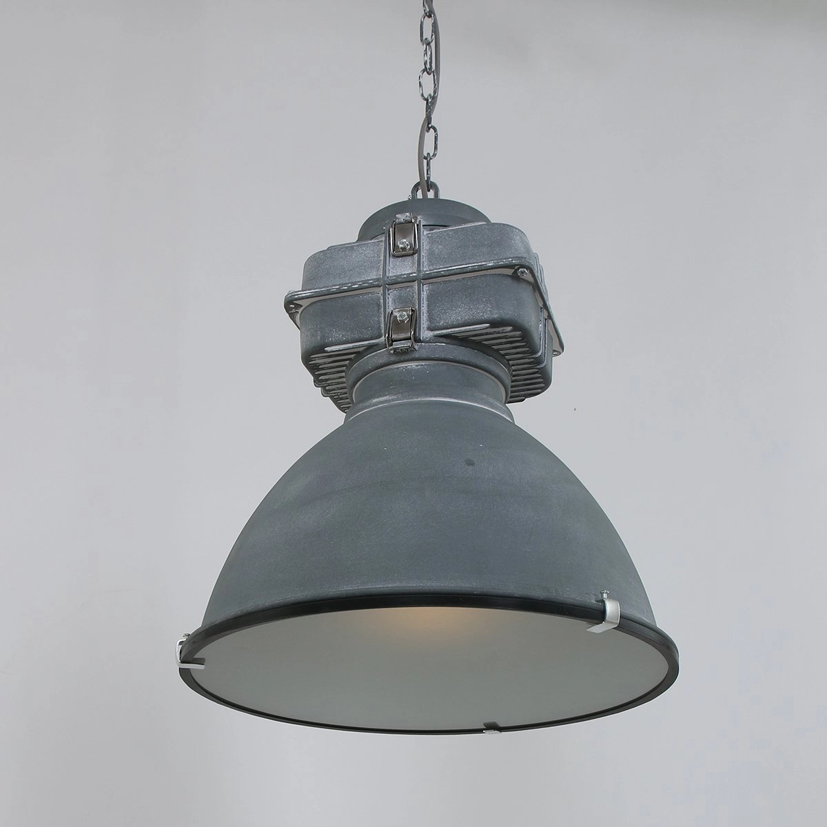 Country Pendant Lamp Fender 47cm vintage grey Steinhauer 8712746106015