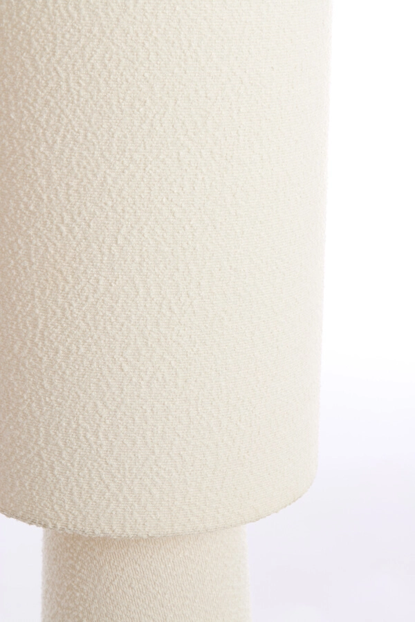 Teddy floor lamp Micky white Ø 40cm Light & Living 8717807712563