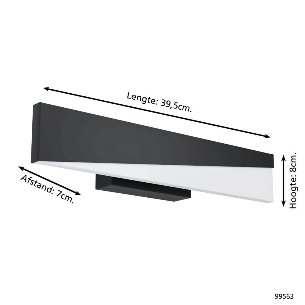 LED wall lamp Isidro black Eglo 9002759995638