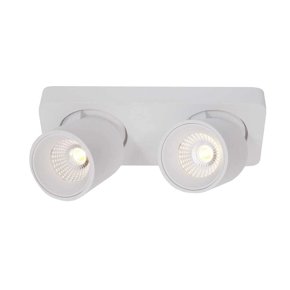 Double LED spot Laguna 2-light white