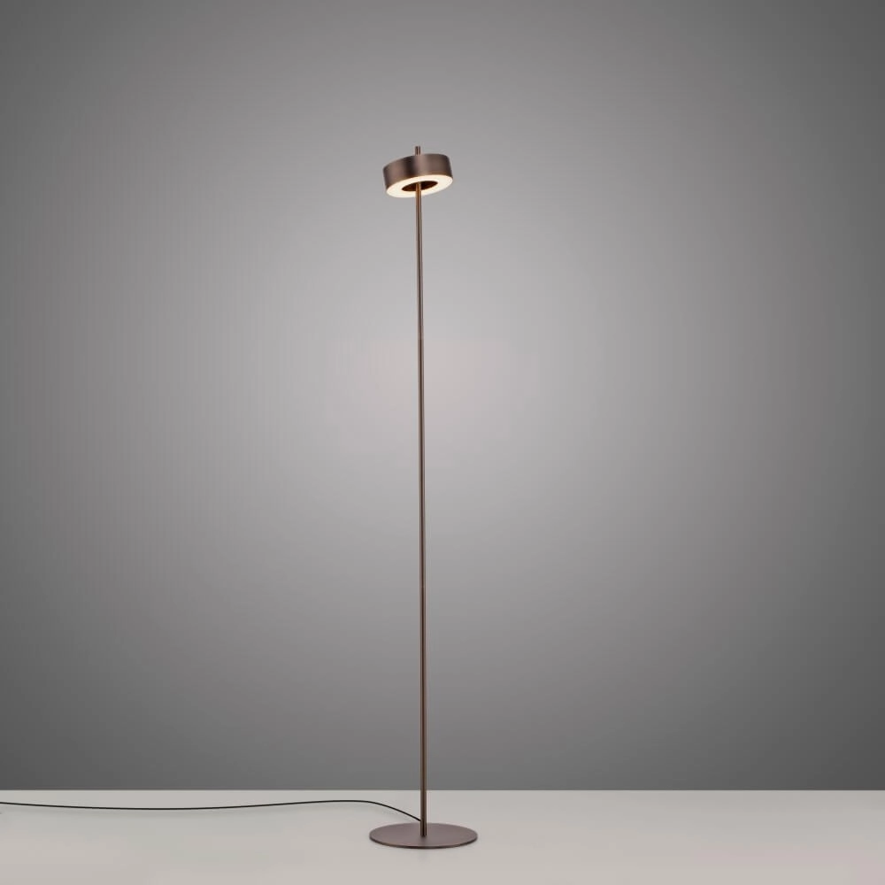 Floor lamp Q-Rotate Design brown Paul Neuhaus 4012248383230