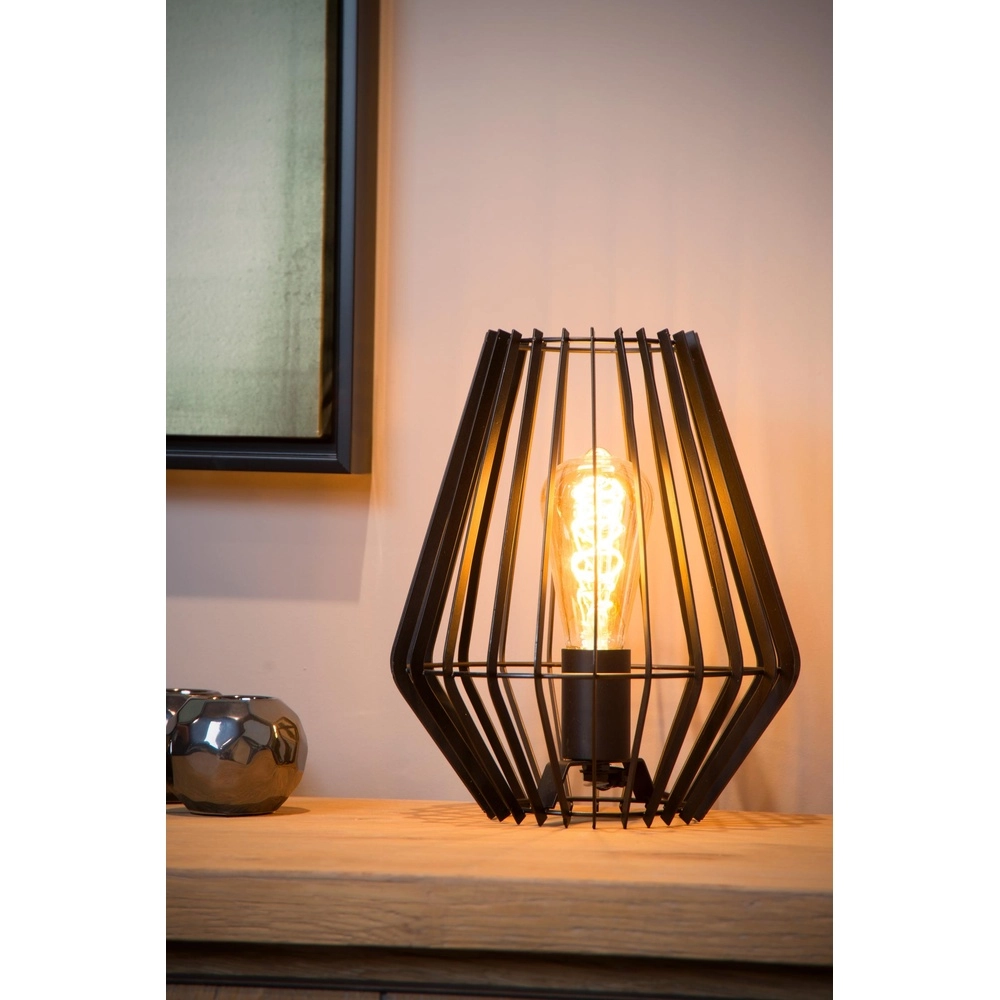 Table lamp Reda Black Lucide 5411212782496
