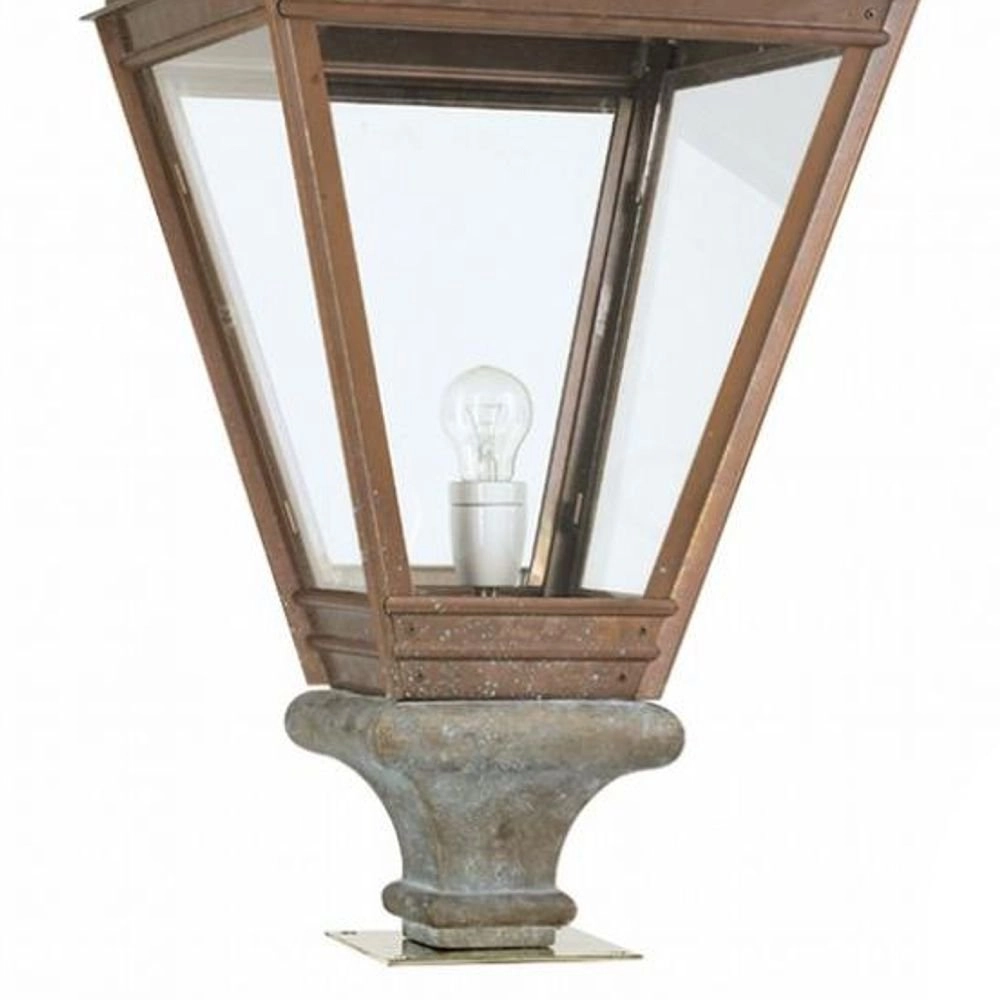 Nostalgic lantern lamp Jan vd Heijden 80cm copper brown KS Verlichting 8714732144803