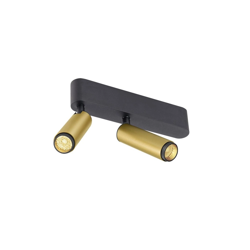 Surface-mounted spot Grip! S 2-light gold 3000K
