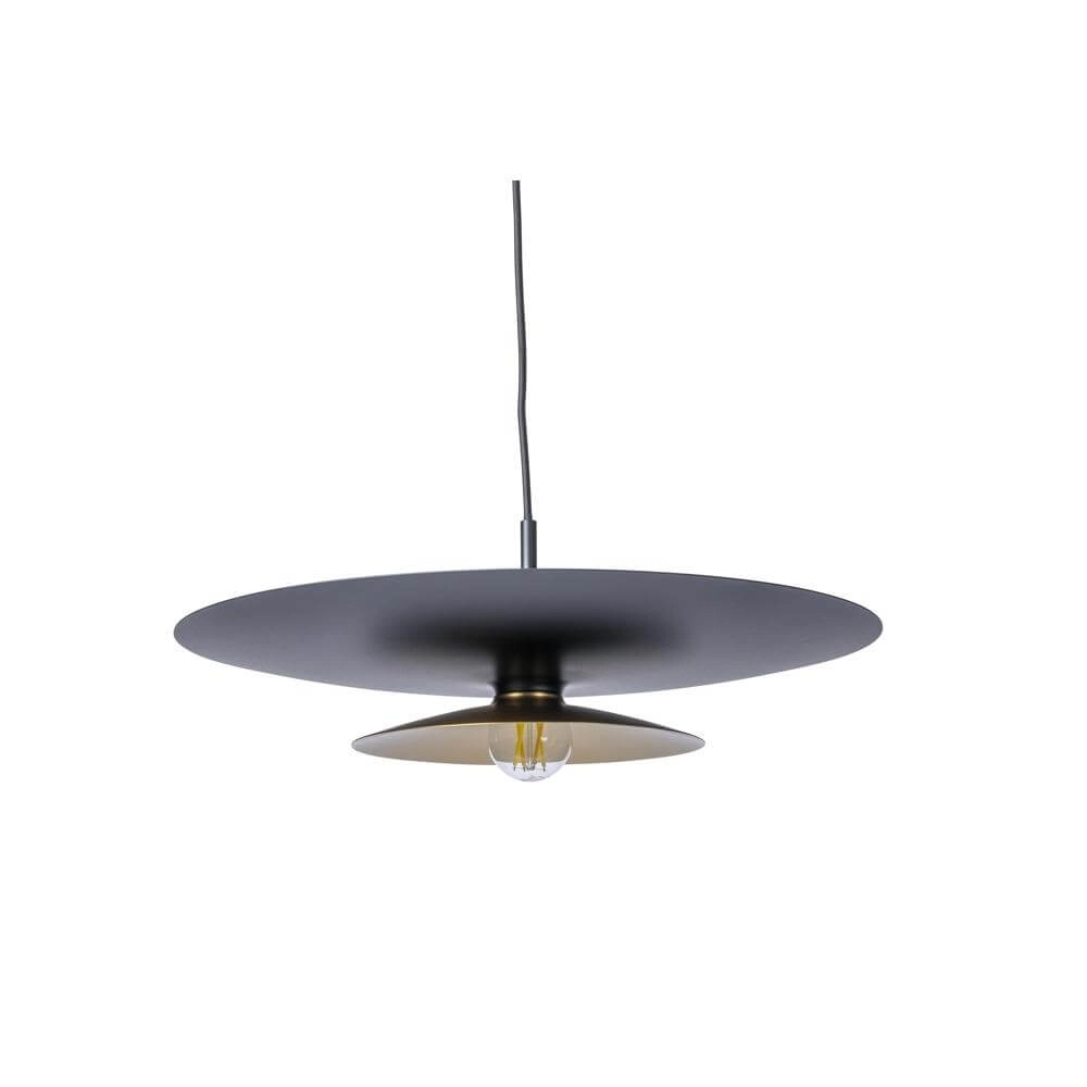 Pendant lamp Linares umbrella black Ø 50cm Artdelight 8720701101708