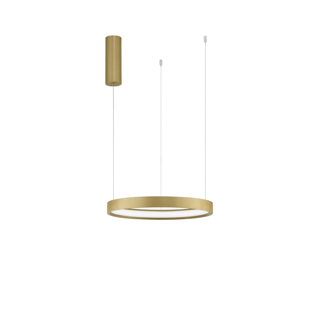 Round pendant lamp Perrine gold Ø 40cm Lyora 5212017438409