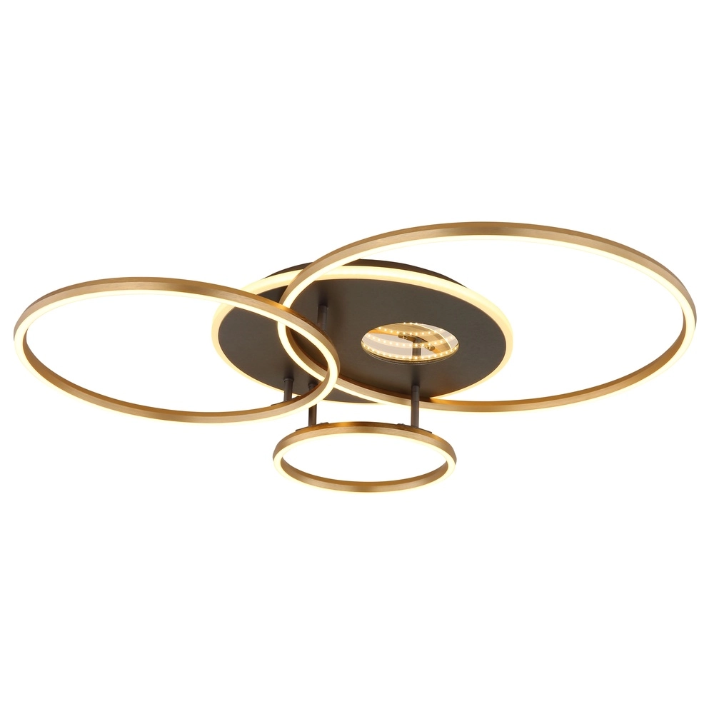 Modern ceiling lamp Invertina gold 90cm Globo 9007371572403