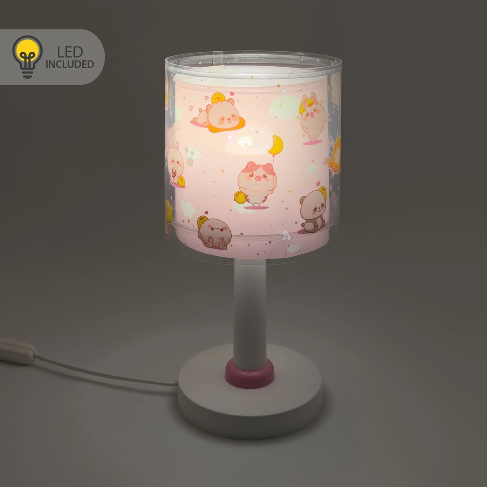Children's table lamp Kawaii Friends Pink glow in the dark Dalber 8420406002200