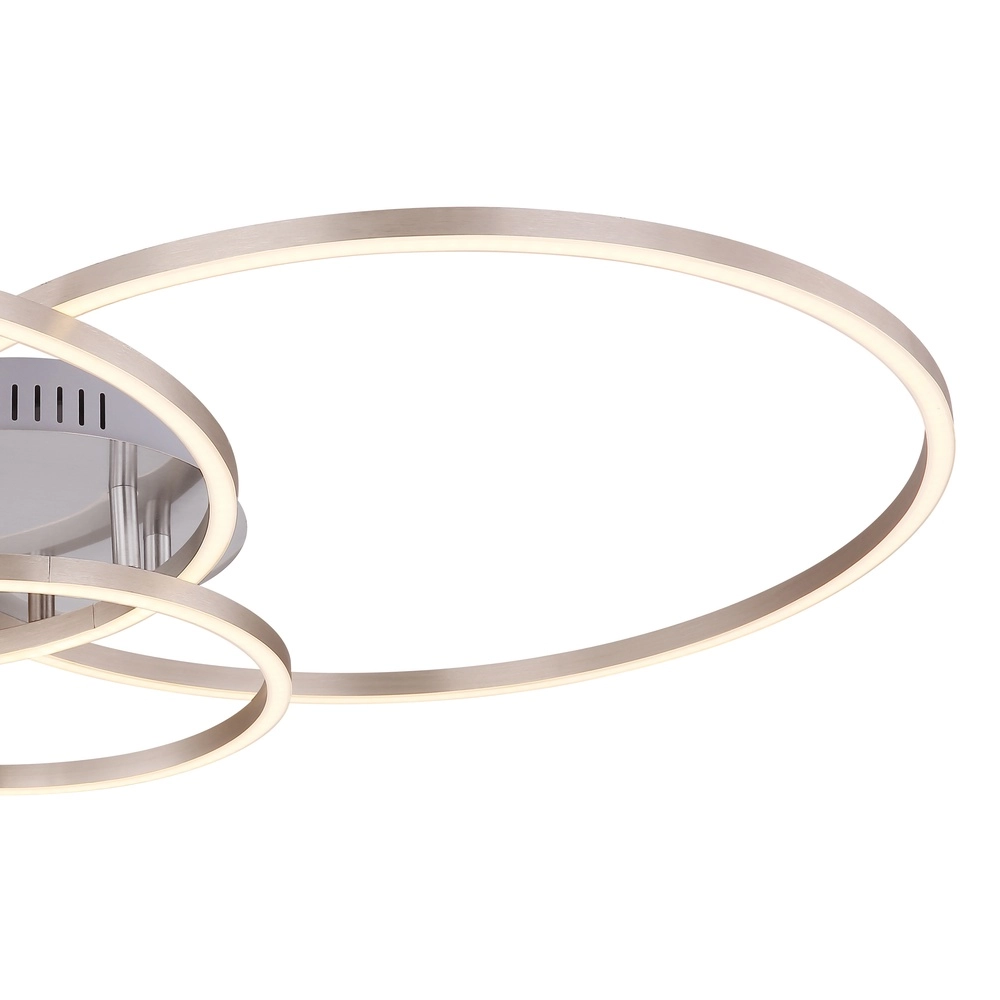 Modern ceiling lamp Munni nickel Globo 9007371395842