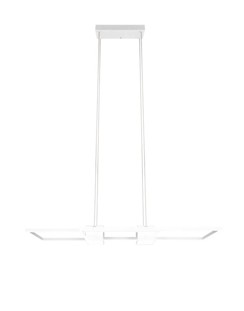 Led pendant light office Albany white Trio 4017807610338