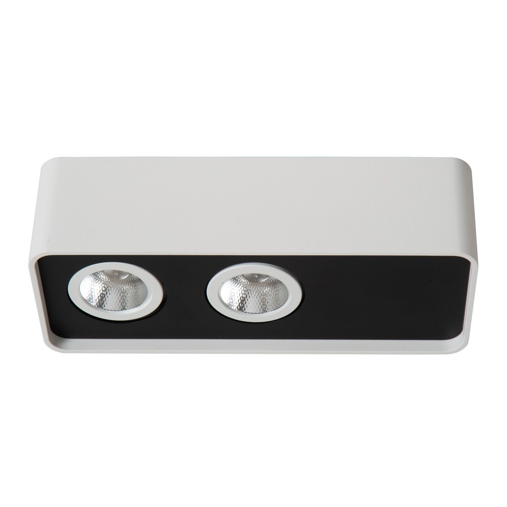 2-light ceiling lamp Angular white Premium by Lucide 5411212234407