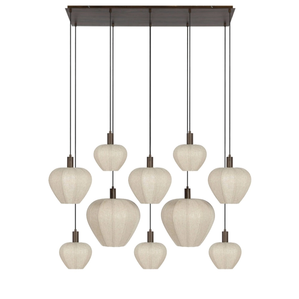 10-light pendant lamp Huxi japandi