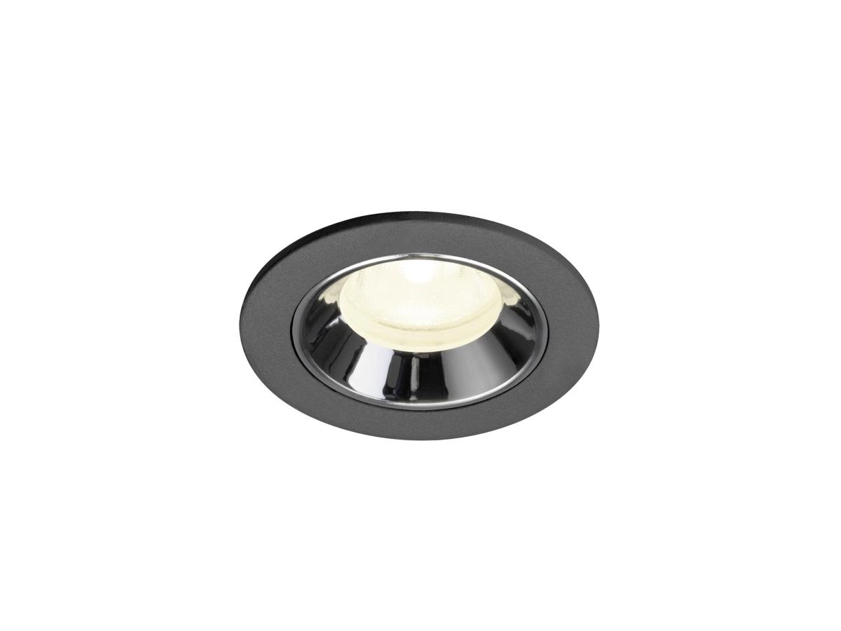 Recessed spotlight Numinos XS black/chrome 4000K - 40deg