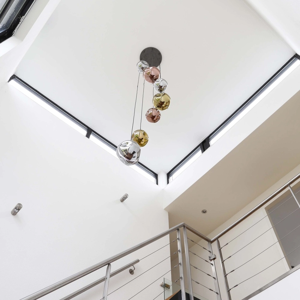 Vide pendant lamp Stellar 7 glass balls Lyora 8716803511699