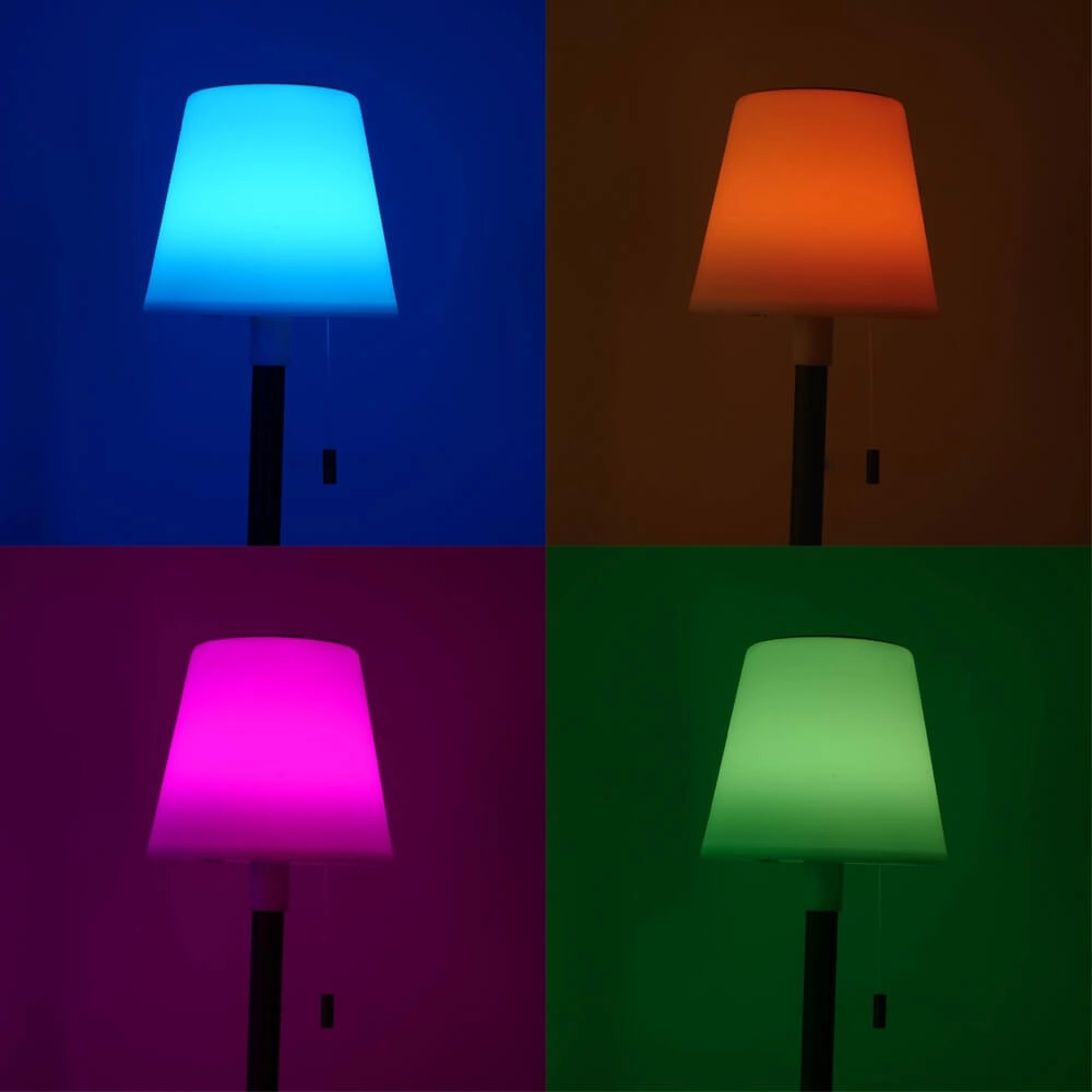 Design terrace lamp Montapalma Black with white cone Eglo 9002759758882