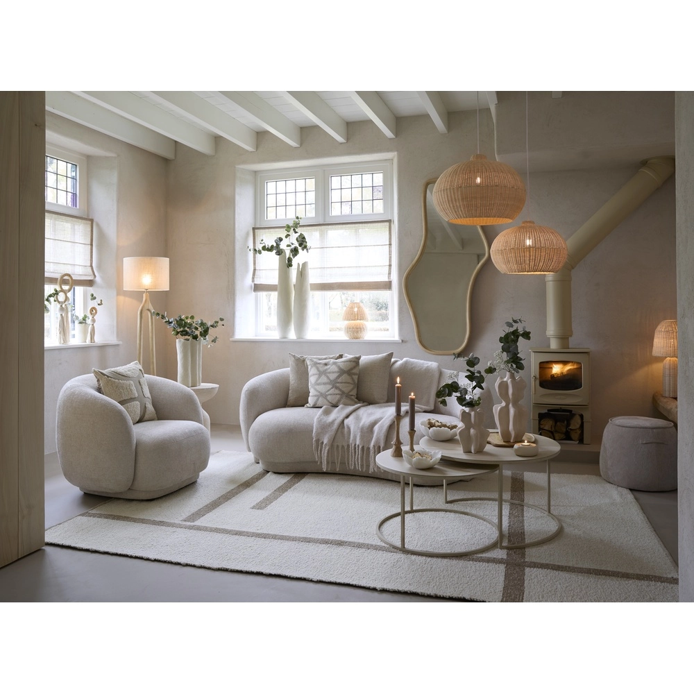Rattan pendant lamp Melzor Ø 55cm - natural Light & Living 8717807820589