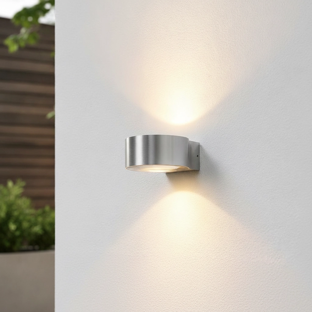 Design wall spot Hudson 11cm - Stainless steel