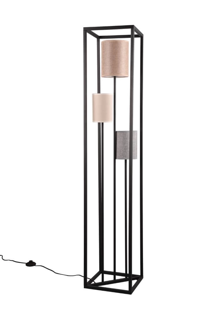 Standing lamp Ross black