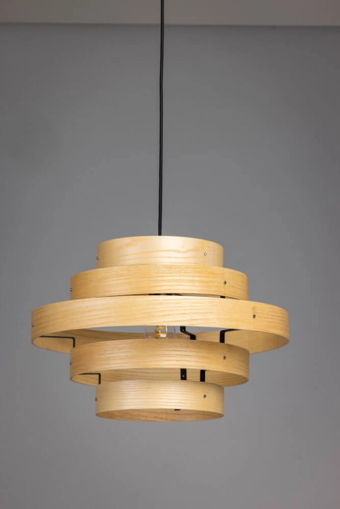 Wooden pendant lamp Oaknut 5-ring ETH 8720195304494