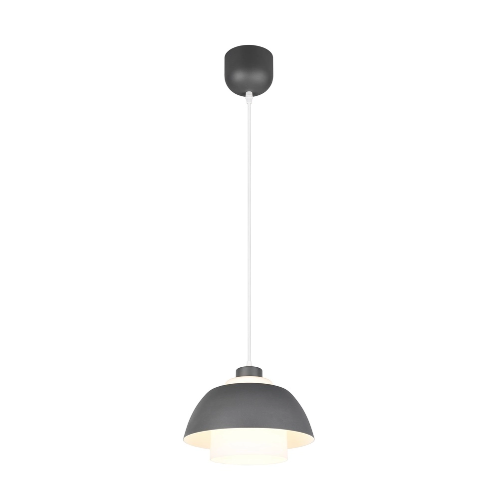Design pendant lamp Tilos anthracite Ø 30cm Trio 4017807682434