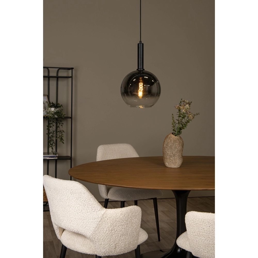 Pendant lamp Marius Ø 30cm black Lucide 5411212452252