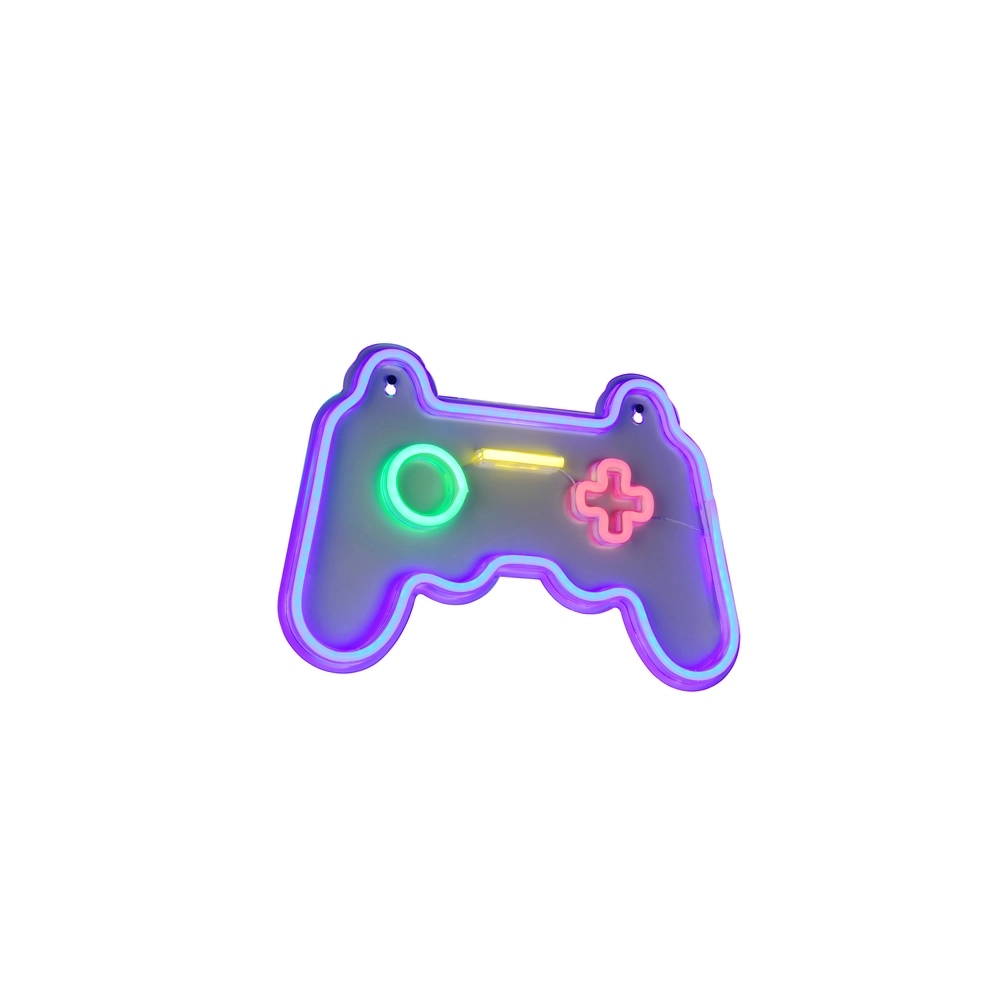 Neon wall lamp Gamer purple Trio 4017807657494