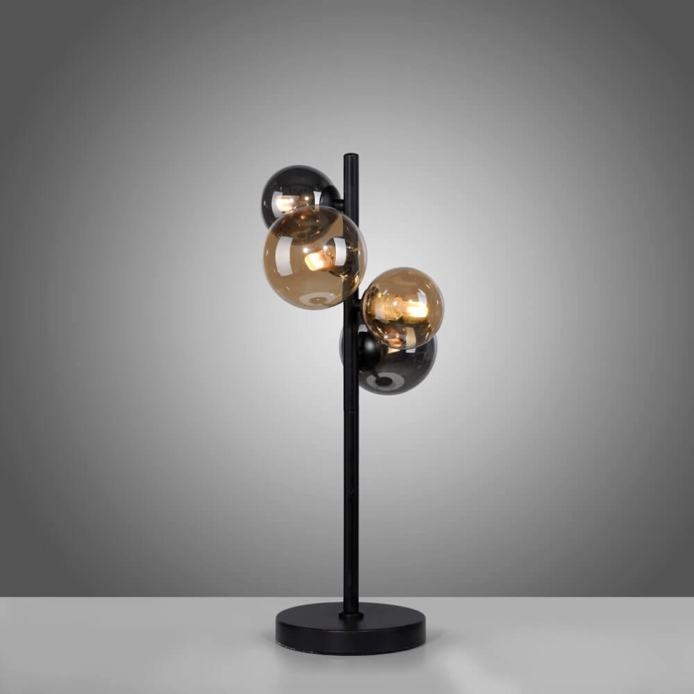 Black table lamp Popsicle design Paul Neuhaus 4012248375525