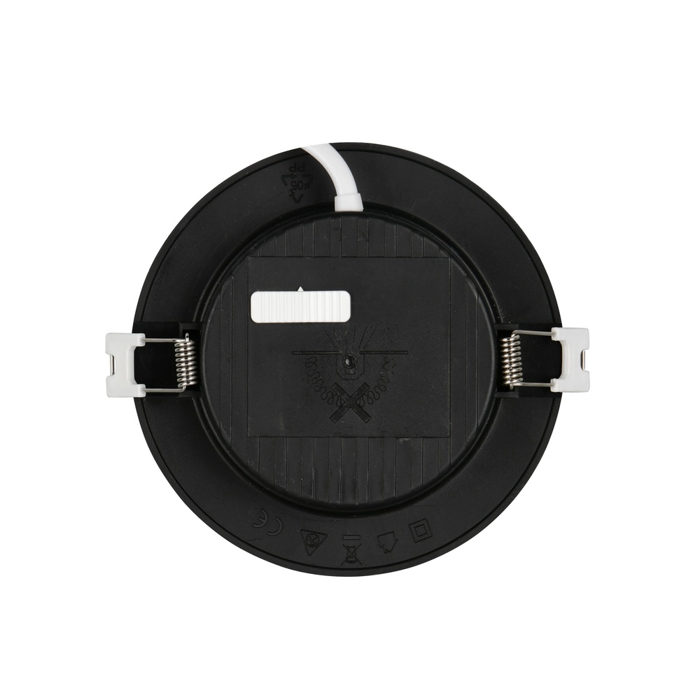 Recessed spotlight Ural black Ø 12cm Trio 4017807711455