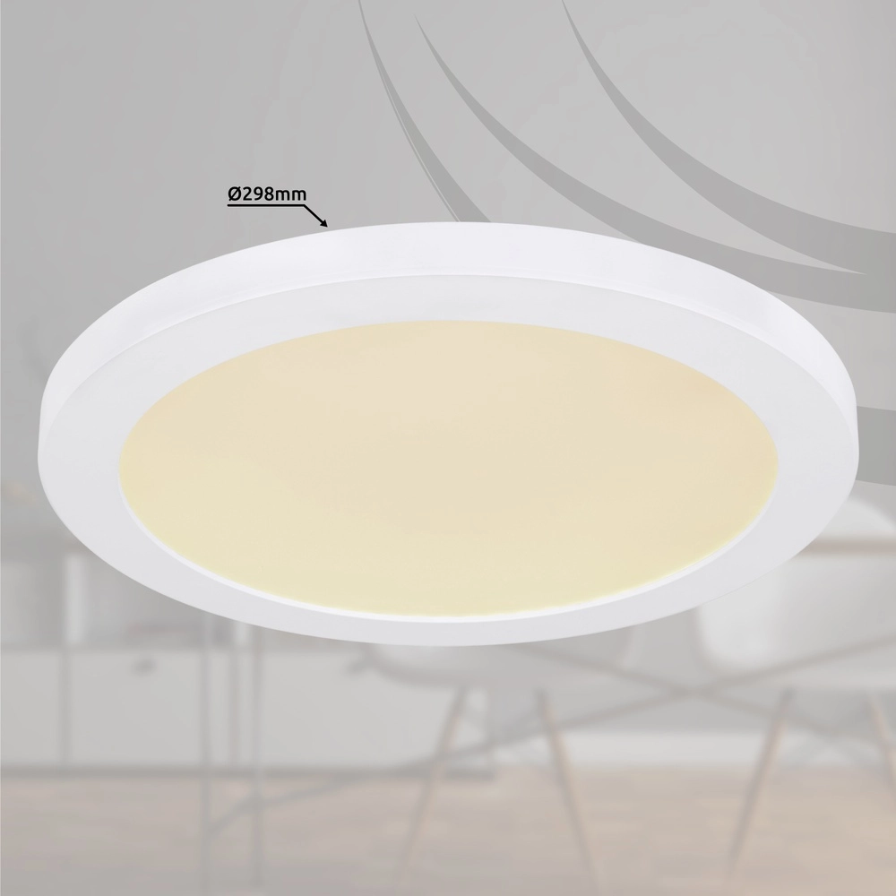 Design ceiling light Lasse white Ø 29,8cm Globo 9007371402175