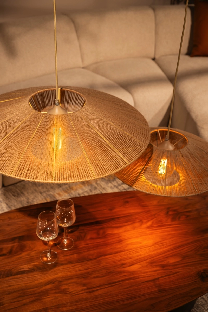 Rattan pendant lamp Milou Ø 65cm ETH 8720195311218