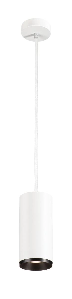 Pendant lamp Numinos L Dali white/black 4000K - 24deg
