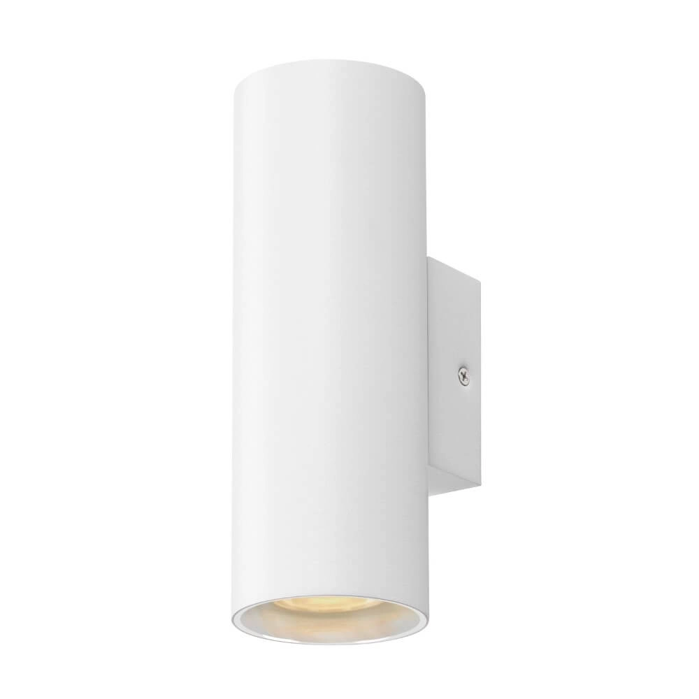 White wall spotlight Asto Tube up & down - 2x GU10