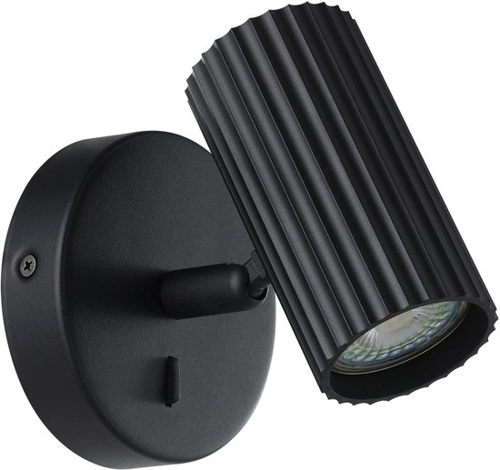 Surface-mounted spot Portillo Single Black