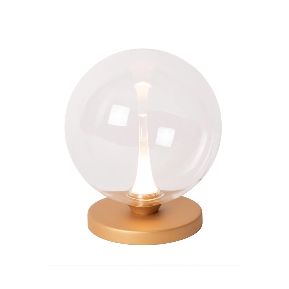 Design LED table lamp Gisela clear - 1x Ø 16cm