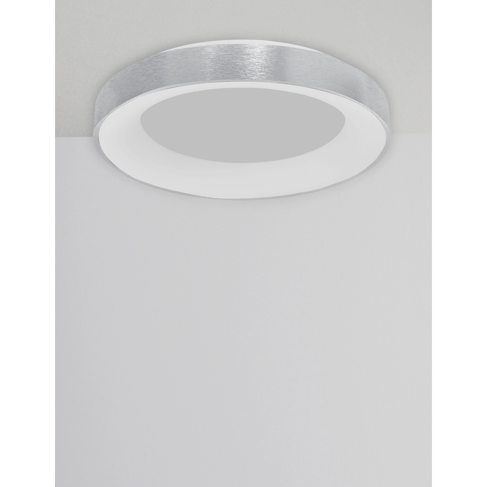 Ceiling lamp Rando Thin silver grey Ø 60cm