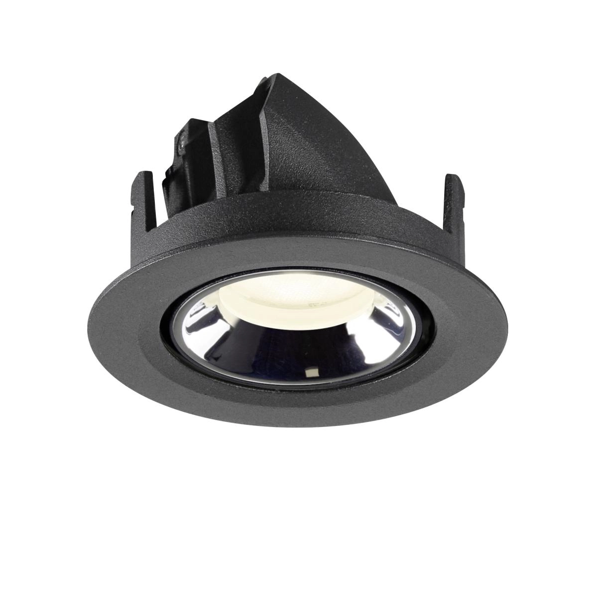 Recessed spotlight Numinos Gimble XS black/chrome 4000K - 55deg SLV 4024163306843