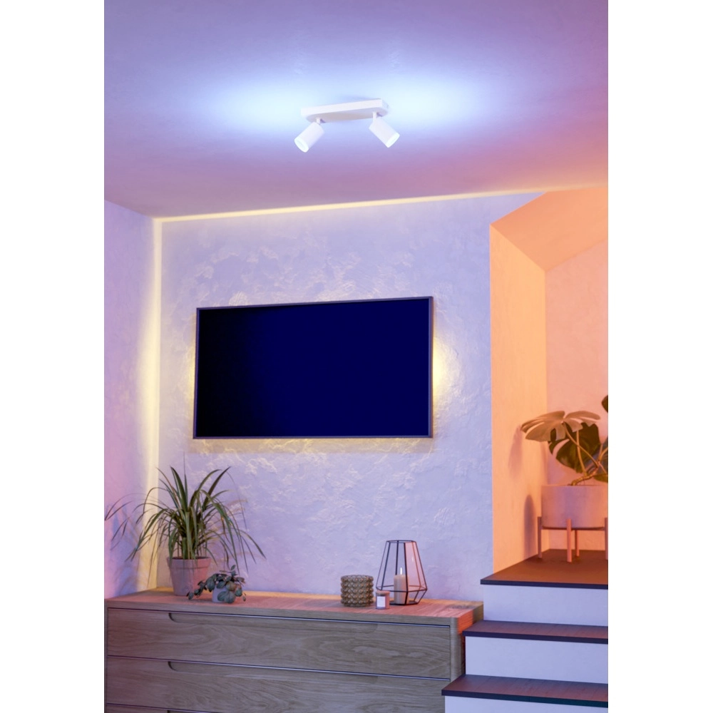 Smart surface-mounted spotlight Melitello-Z white 2-lights Eglo 9008606358144
