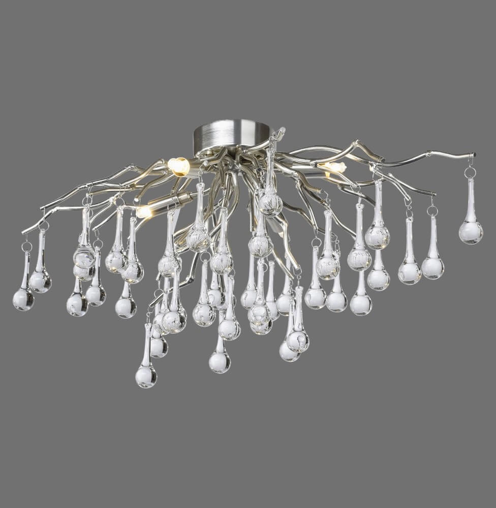 Chandelier Icicle metal 60cm Paul Neuhaus 4012248352076