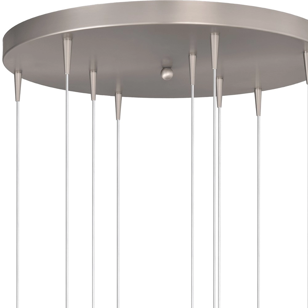 9-light pendant lamp Talana nickel Ø 50cm DTW Masterlight 8718121354019