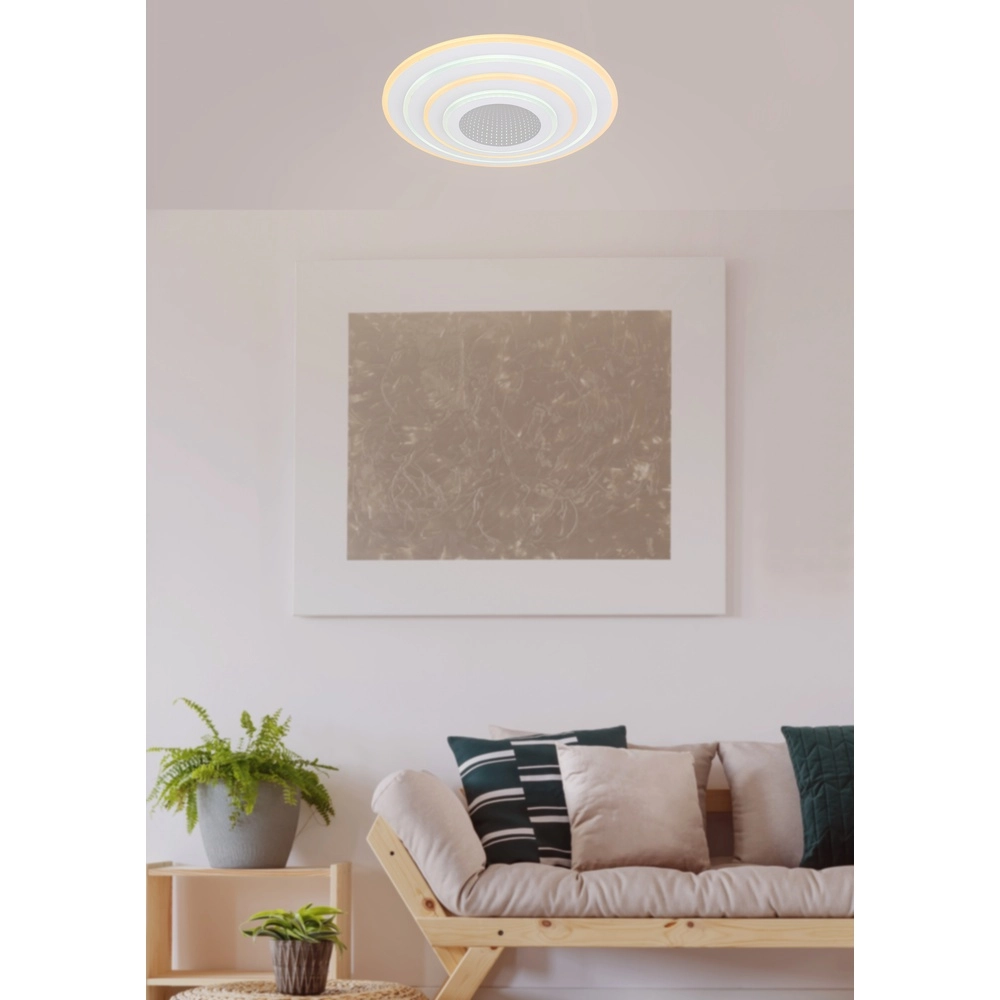 Sleek ceiling lamp Jocelyn white Globo 9007371407682