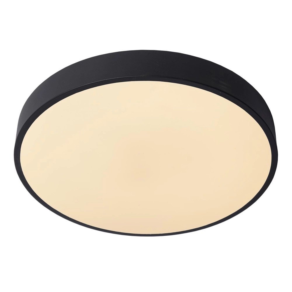 Ceiling light Unar Ø 39,5cm - 2700K - black Lucide 5411212791894