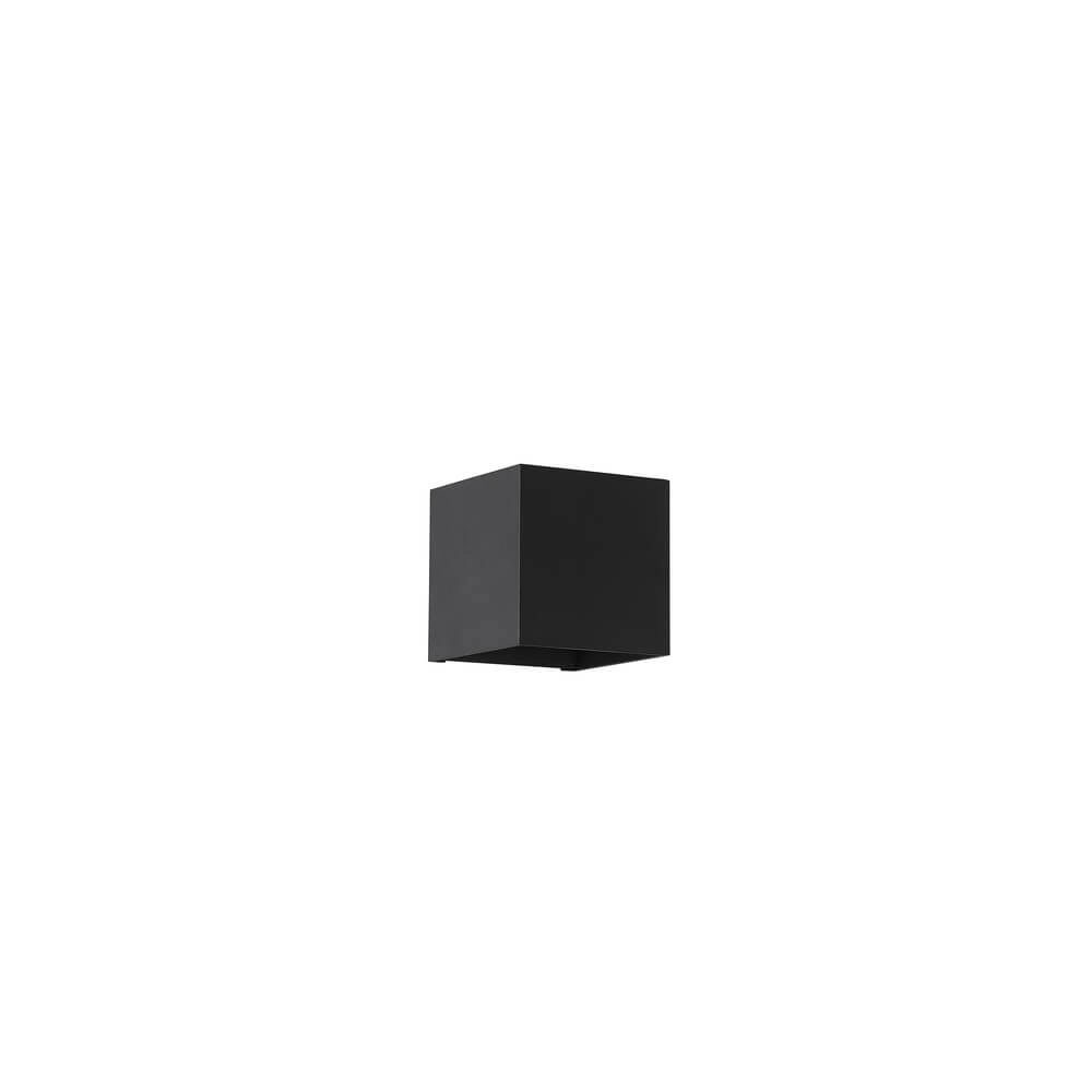 Square wall lamp Sifor black Lyora 5053423285207