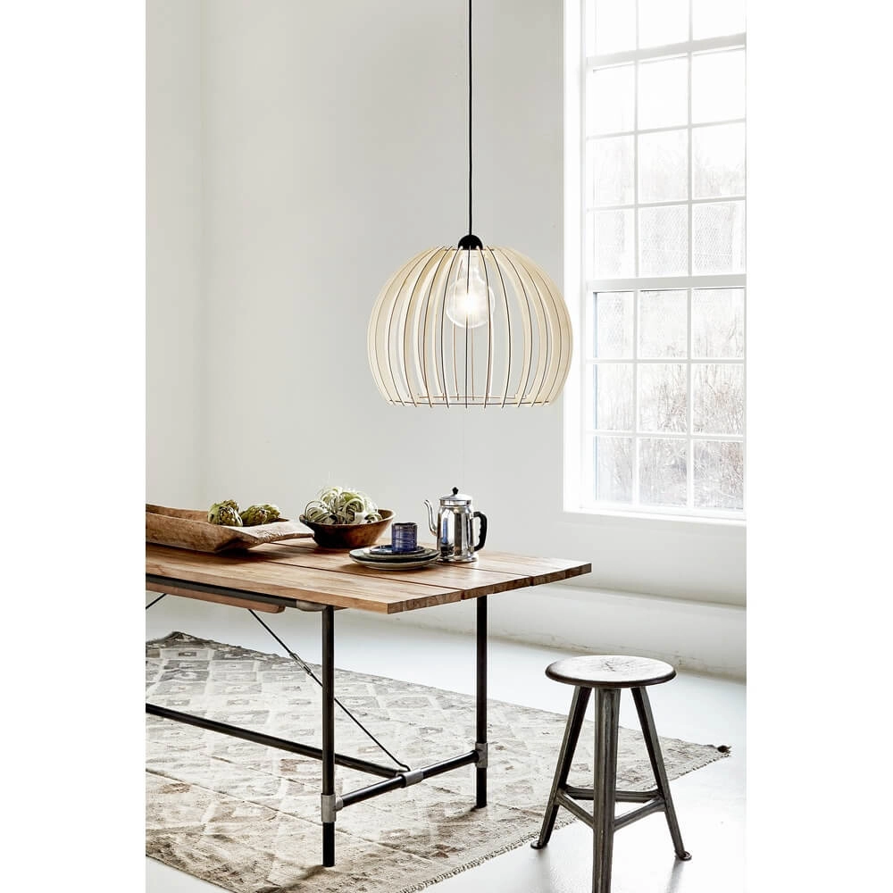 Pendant lamp Chino wood Ø 40cm Nordlux 5701581346482