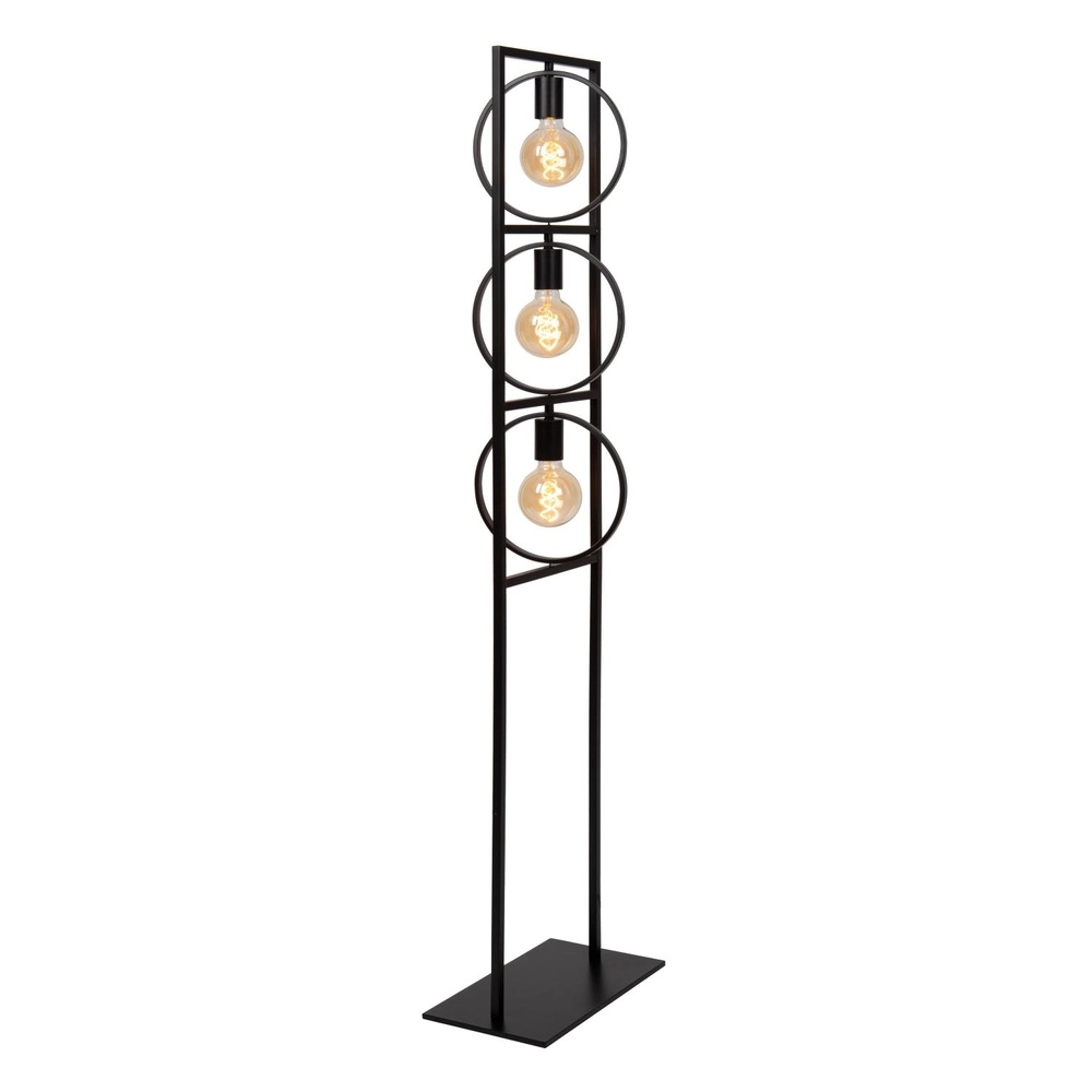 Unique floor lamp Suus 3-light black Lucide 5411212010896