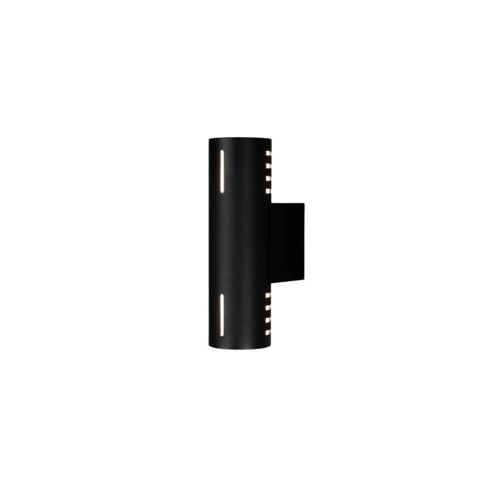 Design wall lamp Cuneo black with white glass KonstSmide 7318303657528
