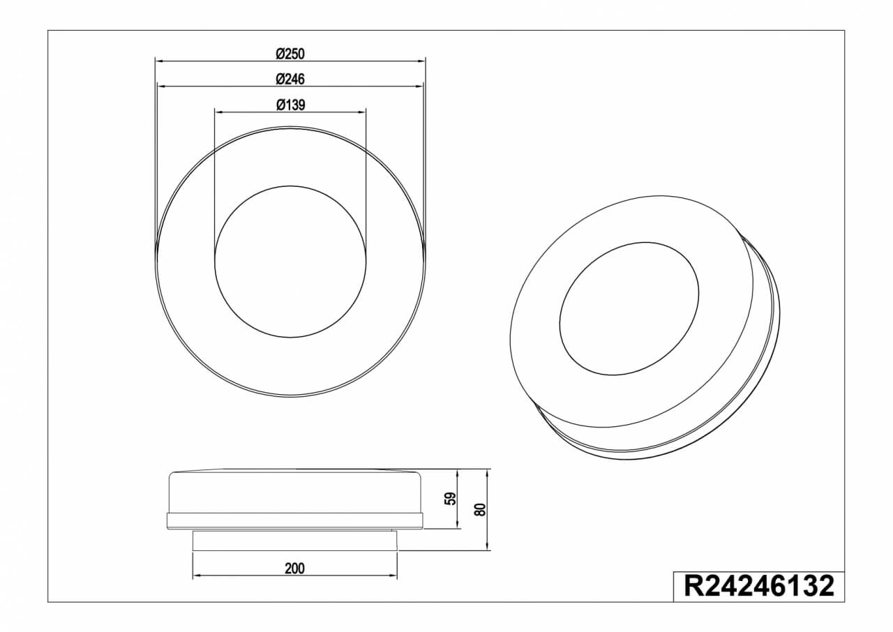 Wall lamp Morena black Trio 4017807564167